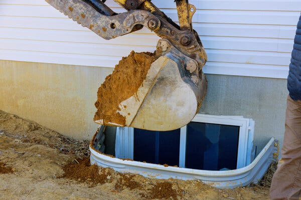 construction work for new basement